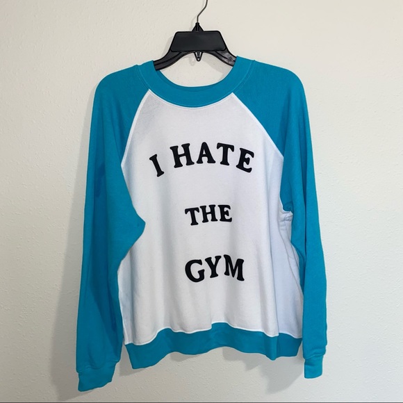 Wildfox “I hate the gym” pullover - Picture 5 of 7